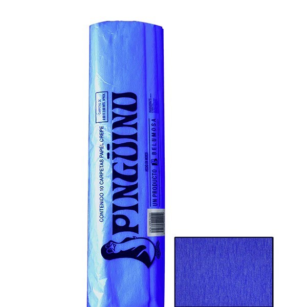 PAPEL CREPE PINGUINO AZUL REY 28 PZA